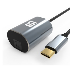 비에스 USB C TO TOSLINK 오디오 컨버터, 1개, BS-CTS02-SV