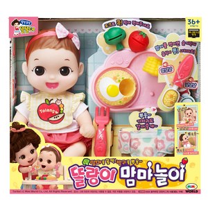 미미월드 똘랑이 맘마놀이 아기인형 세트, 혼합색상, 1세트