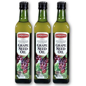 안달루니아 포도씨유, 500ml, 3개