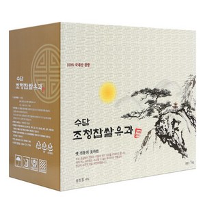 수담조청유과 선물세트 수담한과, 1kg, 1개