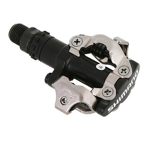 시마노 PD-M520 페달/MTB용 클리트 패달/SPD SM-SH51 클릿 포함/567g 블랙 실버/자전거 용품 부품, 1개