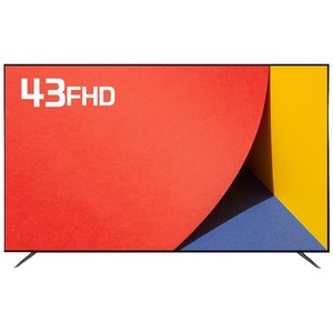 티브이지 43인치 Full-HD TV LED, FQ43 FHD TV 스텐드(택배발송)