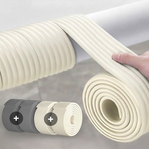 블레오 수도 동파방지 스펀지 수도관 단열재 보온재 2미터 2p, 크림