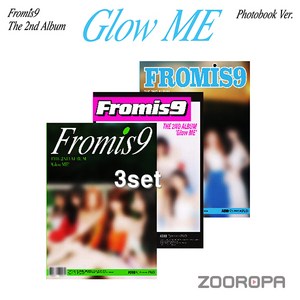 [3종세트] 프로미스나인 fromis 9 정규앨범 2집 Glow ME Photobook Ver., 디스크 수량