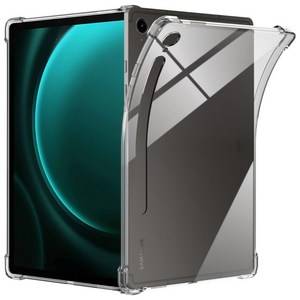 갤럭시탭S9 FE S9 FE 플러스 울트라 호환 클리어 젤리 케이스 투명 범퍼 케이스나라 S9 FE+, 1개