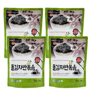 [두원푸드]바다해미 돌김자반 볶음 300g, 4개