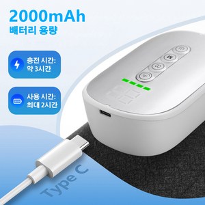 Shinmax 신맥스 종아리 에어백 마사지기 다리 안마 온열 강도 조절 무선, 1개, Shinmax-종아리 마사지
