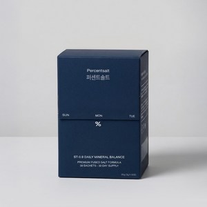 퍼센트솔트 바이오 용융소금 프리미엄 스틱 천연 고순도 1050도 미네랄 소금물마시기, 4개, 90g