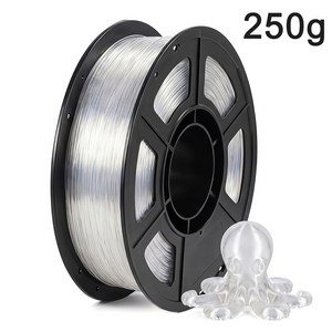 TPU 투명 녹색 부드 3D 프린터 소모품 250g 투명 파란색 1.75MM 3D 프린터 소모품 유연 투명 레드 탄성 투명 퍼플 tpu 투명 주황색 재료 필라멘트 인쇄 250G, TPU 투명 색상