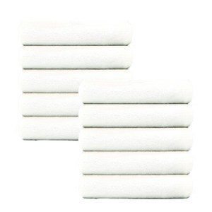 송월타월 심플컬러무지 세면타월 130g 30수 면사, 아이보리, 10개