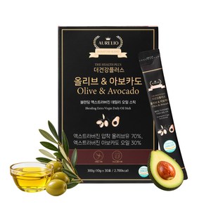 아우렐리오 엑스트라버진 올리브오일 아보카도오일 블렌딩 스틱 10g, 30개