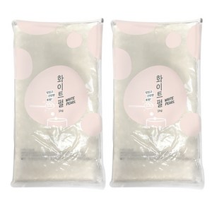 네이쳐티 화이트 타피오카 펄, 1kg, 1개입, 2개