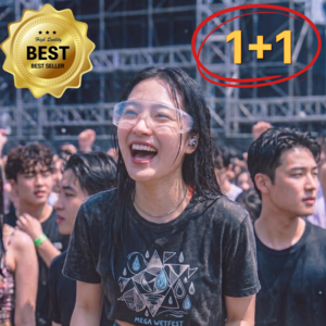 에이치핏티 흠뻑쇼 고글 워터밤 보안경, 1세트, 투명화이트