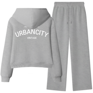 ANSANGSA 어반시티 여성 후드 상하세트