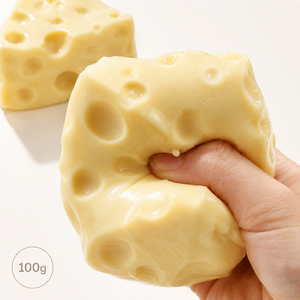 모노페이지 치즈 크런치 바삭 슬랑이 말랑이 스퀴시, 옐로우, 100g, 1개