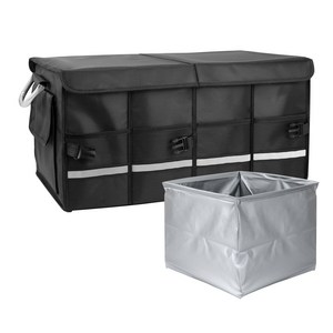 자동차 SUV 트럭 접이식 트렁크 정리함 대형 방수 수납박스, BLANK