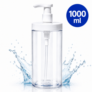 메이크센스 입구넓은 디스펜서 펌프공병 1000ml, 1개, 투명