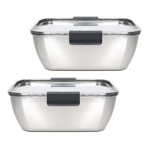 올품락 원쁠템 신개념 팩트 밀폐용기, 2개, 8호 2500ml