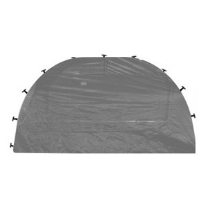 마운틴하이커 대형 돔쉘터 캠핑 그늘막 쉘터 텐트, 메쉬블라인드(블랙)