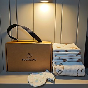 Soondang 신생아 블랭킷 손수건 손싸개 출산선물