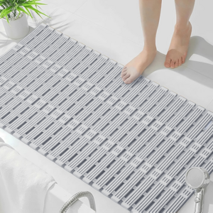 미끄럼방지 매트 욕실 발매트 베란다 매트 화장실 바닥매트 욕조매트, 1개, 그레이