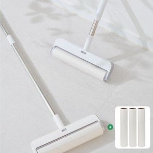 빅클 24cm 돌돌이 롤 테이프 클리너 사선컷팅 본품 1개 리필 3개 구성, 1세트