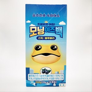 숙취해소 모닝이즈백 스틱 블루베리, 200g, 10개