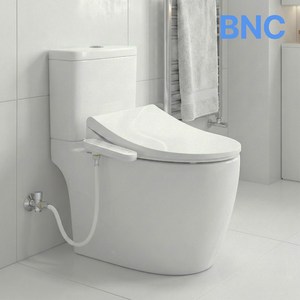 신제품 100%국내생산 전문가들이 만든 BNC 완벽방수비데 IPX-8 필터가필요없는 직수형 하이브리드 항균시트 BN-320, 고객직접설치