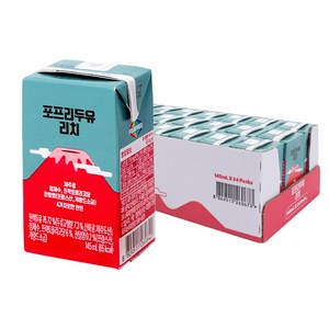 포프리 100% 국산 제주콩을 껍질째 그대로 포프리 두유 리치, 145ml, 24개