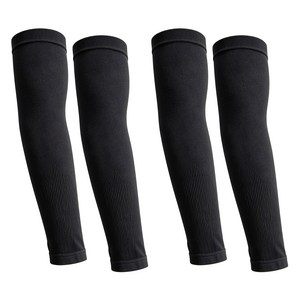 로열스테디 프리미엄 슬림핏 자외선차단 쿨토시, 2세트, 블랙+블랙