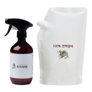 초록모아 잎 편백수 피톤치드 스프레이 탈취제, 1개, 2L