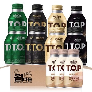 동서 티오피 캔커피 275ml 5종 15입 기획세트 2호(스위트아메리카노3+더블랙3+마스터라떼3+돌체라떼3+스모키블랙3), 15개