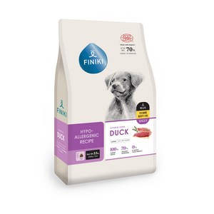 피니키 강아지 하이포 알러제닉3 DK 가수분해 건식사료, 오리, 5.5kg, 1개