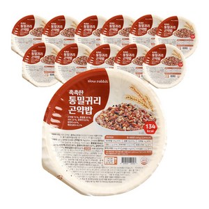 촉촉한 통밀귀리 곤약밥, 150g, 12개