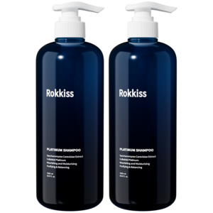 록키스 플래티늄 약산성 샴푸, 1L, 2개
