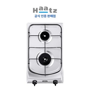 [전국설치]하츠 빌트인 가스레인지 2구 실버 (타공 260*440), LNG, GC-2303SDBHH
