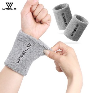 WRELS 초경량 터프트 스포츠 손목보호대 가압 통기성 남녀공용 러닝 등산 여름용, 2개, 그레이