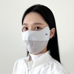 캠피셔스 UV차단 에어메쉬 마스크, 2개, 그레이