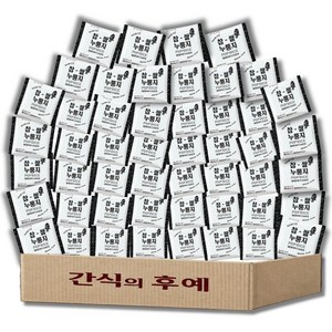 찹쌀 누룽지 과자 쌀과자 무가당 대용량 고소한맛, 50개, 25g
