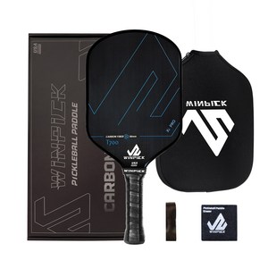 WINPICK 카본 피클볼 패들 T700 탄소섬유 피클볼 라켓 세트 X1 PRO, 블루, 1세트