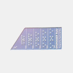 Engrosser Ruler 영문 캘리그라피 가이드라인 자 카퍼플레이트 Copperplate (스페셜 에디션), 1개