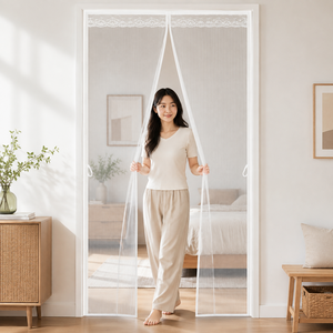 엄군마켓 자석방충망 일체형 붙이는 현관 안방 모기장 셀프시공, 화이트