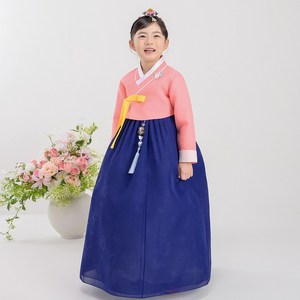 한예빔 HB70018 은하꽃가람 여아 아동 한복 드레스 어린이집 설날 추석빔