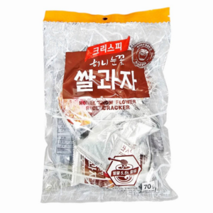 크리스피 허니 눈꽃 쌀과자, 70g, 1개