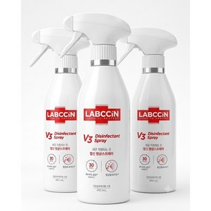 랩신 V3 항균 스프레이 살균제, 410ml, 3개