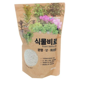 프레시가든 식물 비료, 6개, 500g