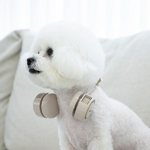 강아지 애견 선풍기 반려견 반려동물 선풍기 에어쿨펫, 화이트, 1개