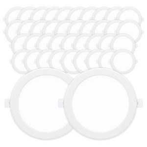 라인조명 LED 에코 6인치 다운라이트 (벌레유입방지/방습), 주광색(흰빛) 20W, 40개