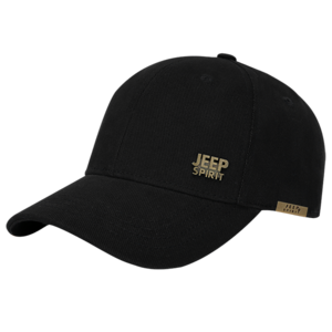 JEEP SPIRIT 지프스피릿 스포츠 캐주얼 야구 모자 CA0152 (Sticker 증정), 블랙