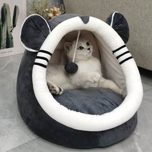 행복한댕냥이 고양이 숨숨집 하우스, Gray mouse, 1개